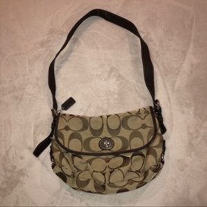 Brown Coach crossbody